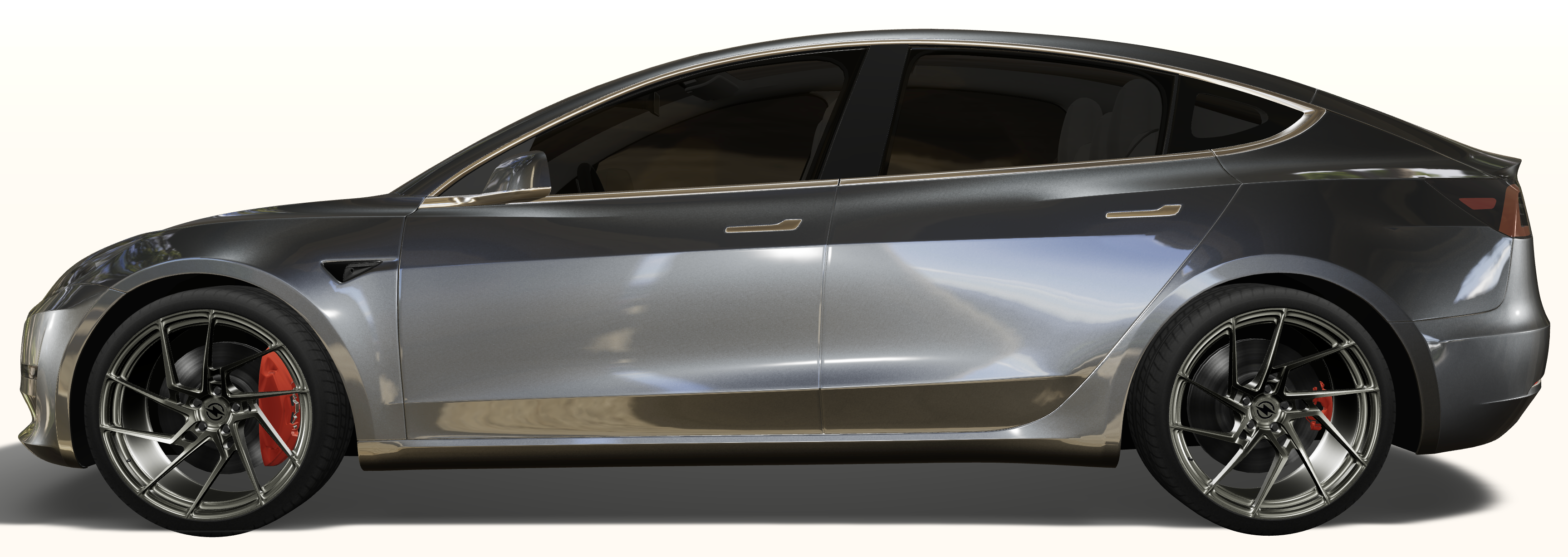 EFP-7 Forged Wheel on Tesla Model 3