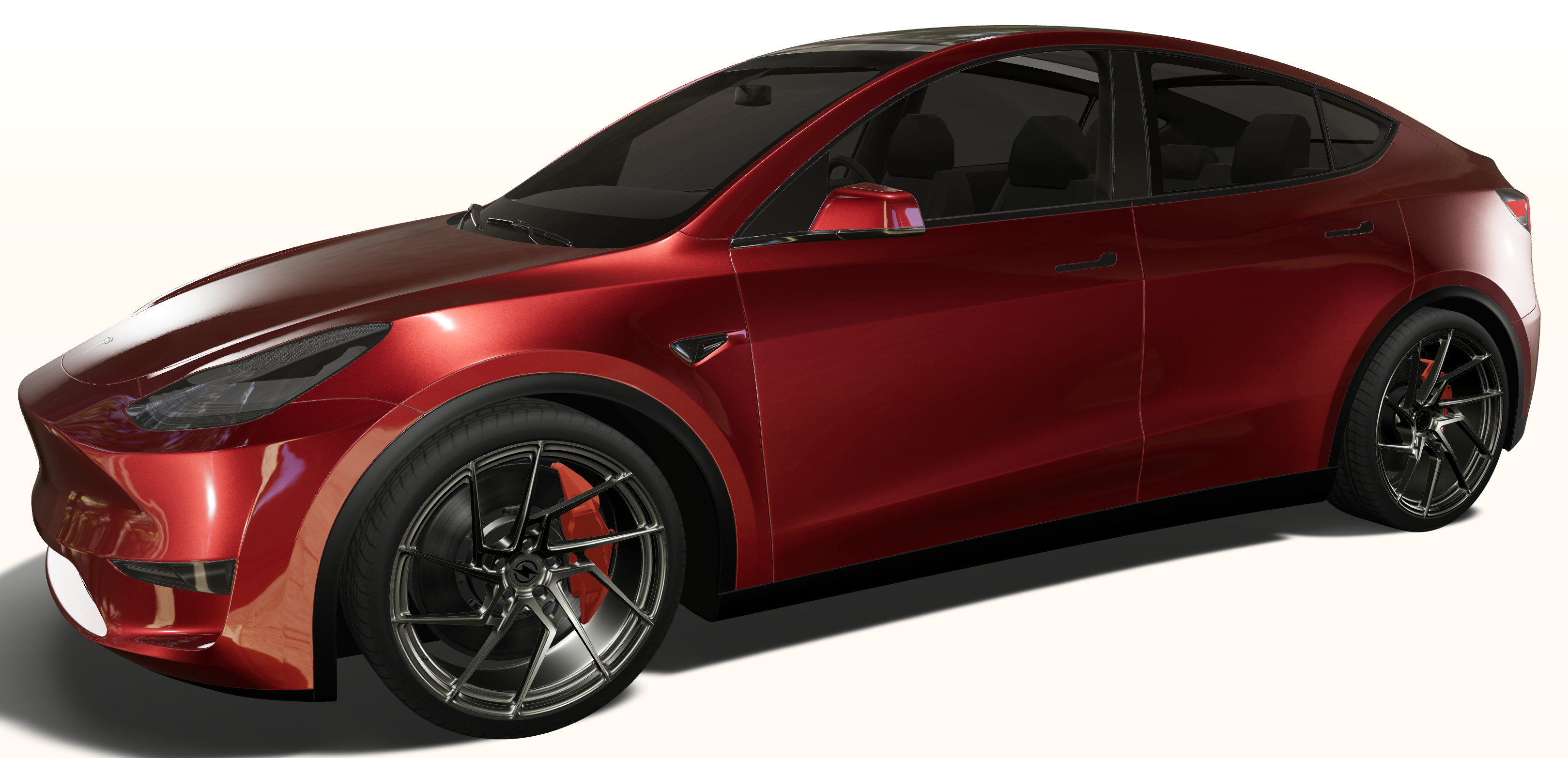 EFP-7 Forged Wheel on Tesla Model Y