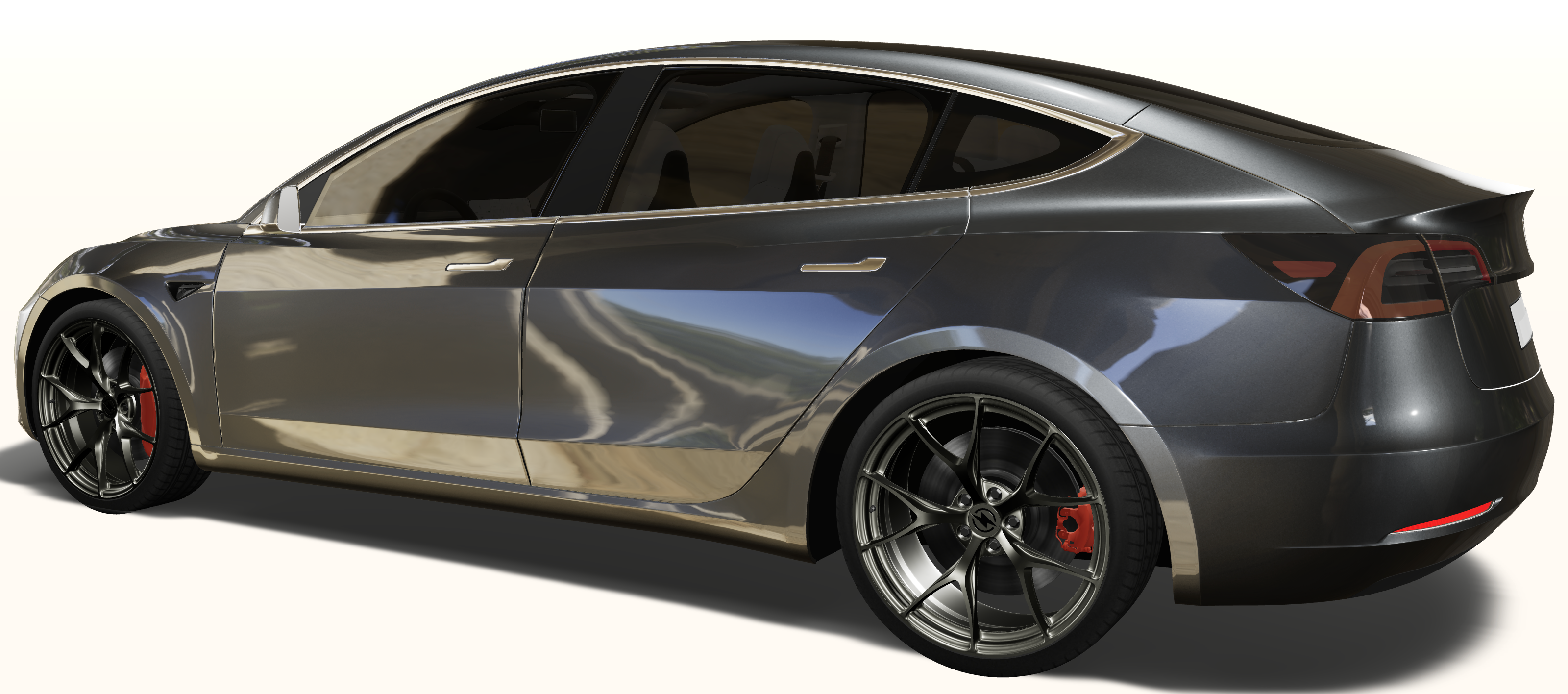 EFP-28 Lightweight Forged Wheel on Tesla Model 3